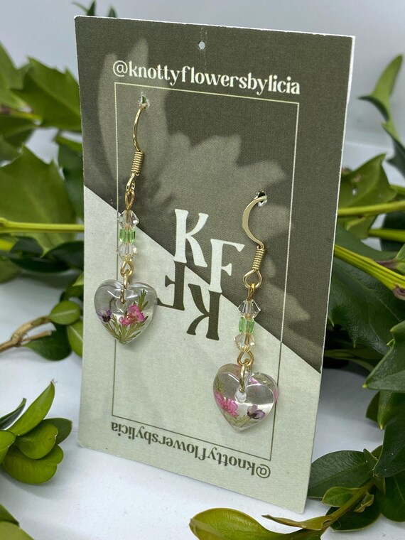 Handmade Heart Earrings