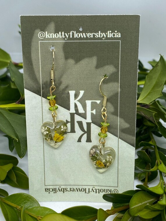 Handmade Heart Earrings