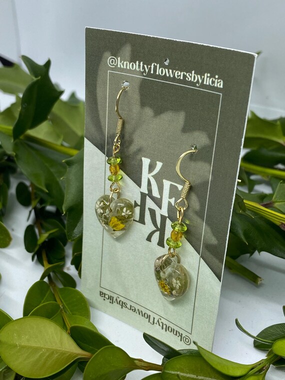 Handmade Heart Earrings