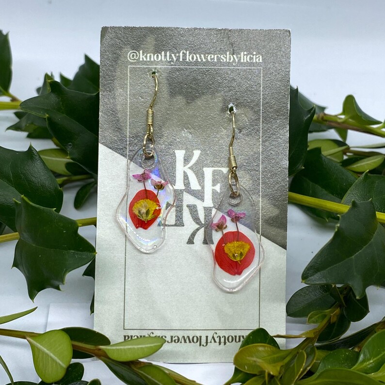 Handmade Resin Earrings