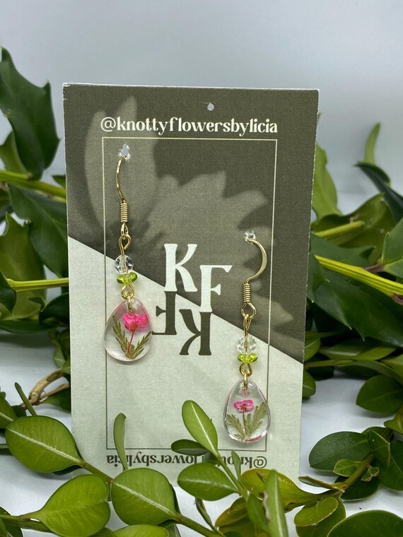 Handmade Resin Earrings